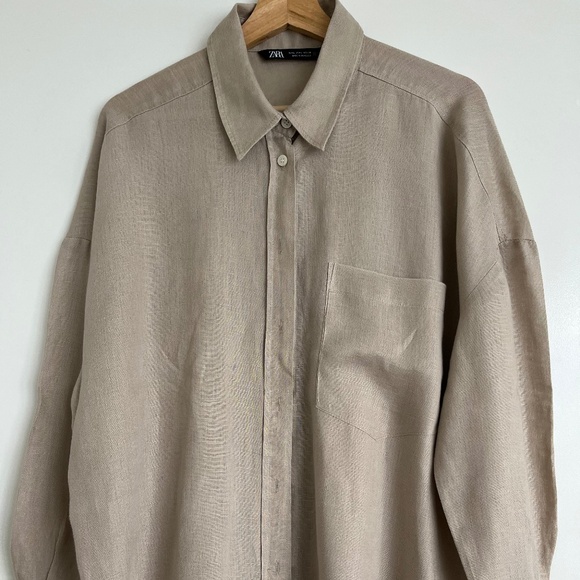 Zara Tops - Linen Shirt